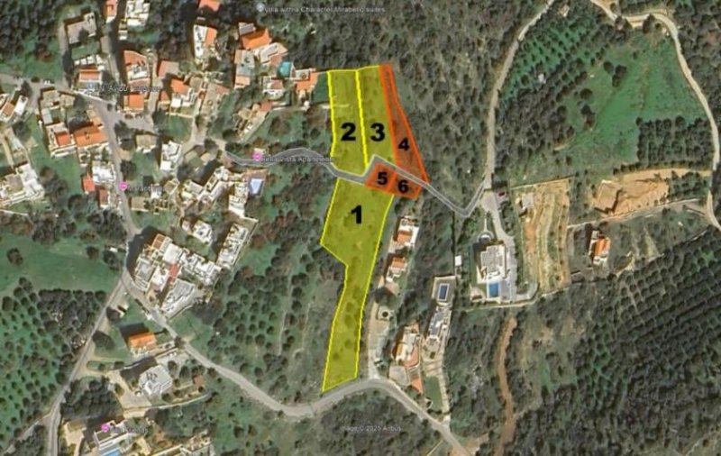 Katsikia Kreta, Katsikia: Gruppe von Grundstücken mit Meerblick zu verkaufen Grundstück kaufen